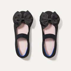 The Kids Big Bow Mary Jane - Black